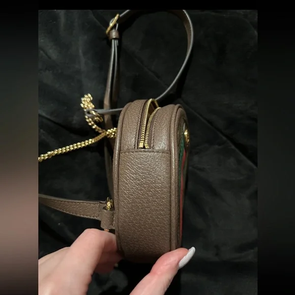 ORIGINAL GG SUPREME CANVAS OPHIDIA ROUND BACKPACK MINI - Picture 5 of 9